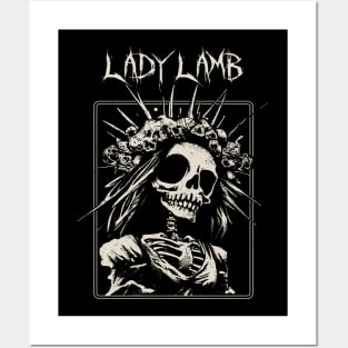 lady lamb spooky bride Posters and Art